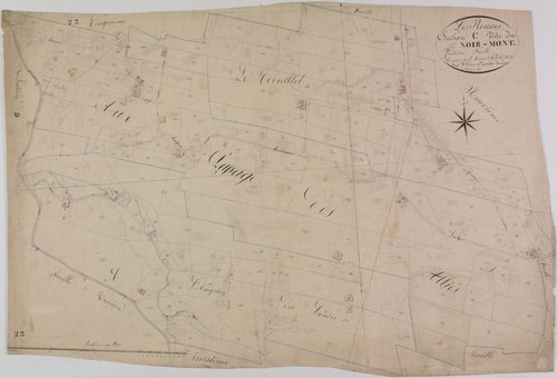 Rousses (les), section C, le Noir-Mont, feuille 4.