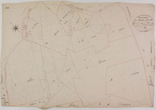 Rousses (les), section E, Sagy, feuille 7.