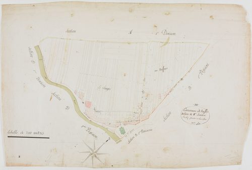 Ruffey-sur-Seille, section A, feuille 2.géomètre : Boichoz