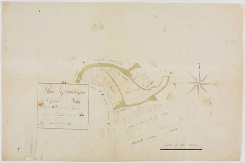 Ruffey-sur-Seille, section C, feuille 3.géomètre : Boichoz