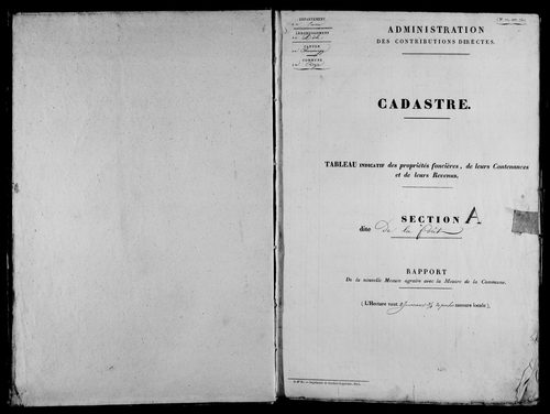 Etat de sections.