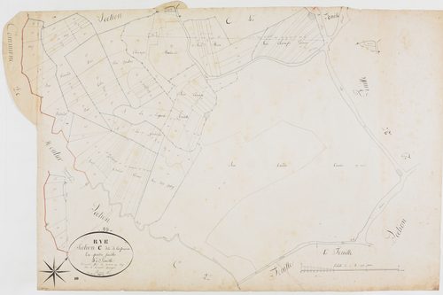 Rye, section C, la Prairie, feuille 3.géomètre : Bénier