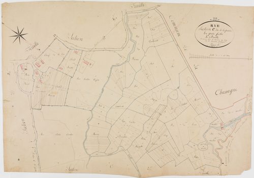 Rye, section C, la Prairie, feuille 1.géomètre : Bénier