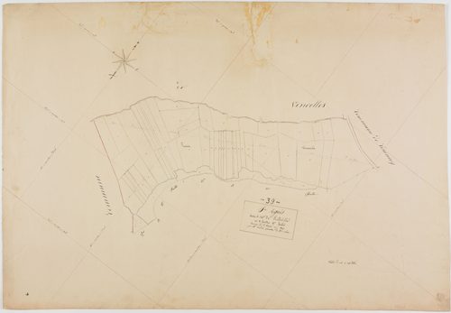 Sainte-Agnès, section B, Froideville, feuille 1.géomètre : Cordier