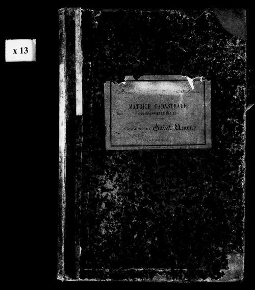 Matrice des propriétés bâties.