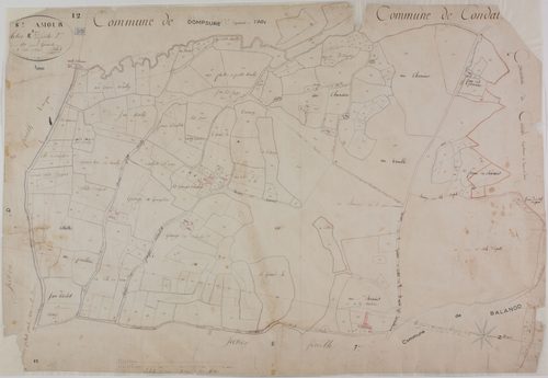 Saint-Amour, section E, Granges Cusins, feuille 2.