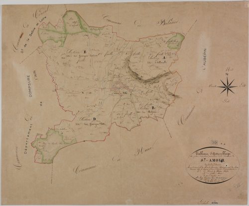 Saint-Amour, tableau d'assemblage.