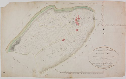 Saint-Claude, section G, le Mont, feuille 3.