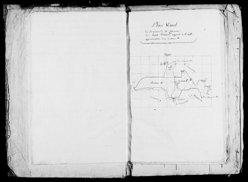 Etat de sections, matrice foncière et procès-verbal de délimitation du territoire.