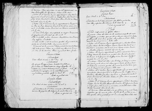 Etat de sections, matrice foncière et procès-verbal de délimitation du territoire.
