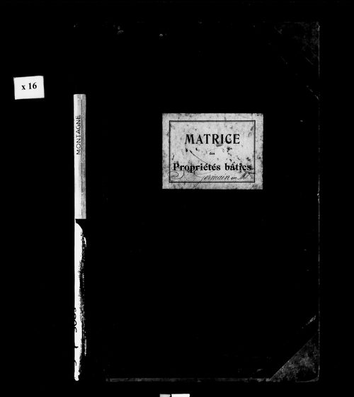 Matrice des propriétés bâties.