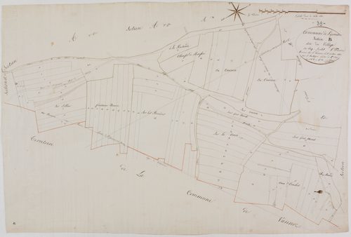 Saint-Germain, section B, le Village, feuille 1.