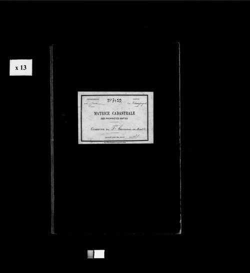 Matrice des propriétés bâties.