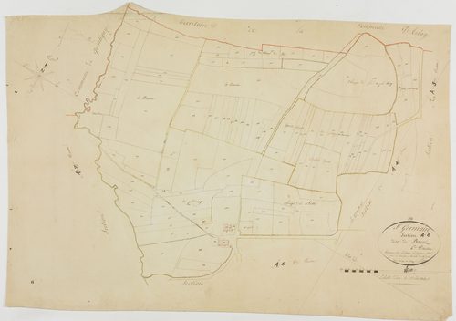 Saint-Germain-les-Arlay, section A, Bacoz, feuille 6.géomètre : Rosset