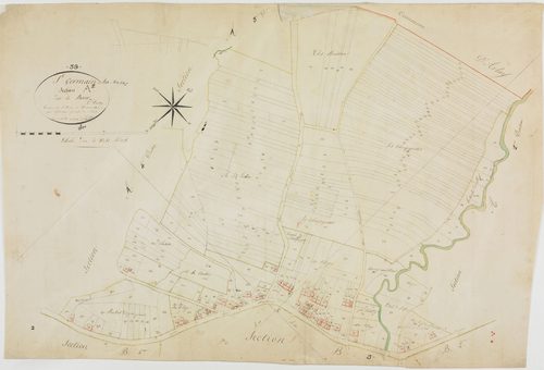 Saint-Germain-les-Arlay, section A, Bacoz, feuille 2.géomètre : Rosset