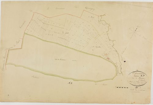 Saint-Germain-les-Arlay, section A, Bacoz, feuille 7.géomètre : Rosset