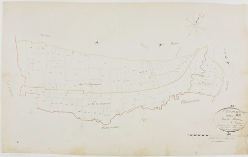 Saint-Germain-les-Arlay, section A, Bacoz, feuille 8.géomètre : Rosset