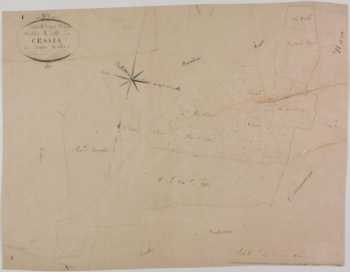 Saint-Jean-d'Etreux, section A, Cessia, feuille 1.