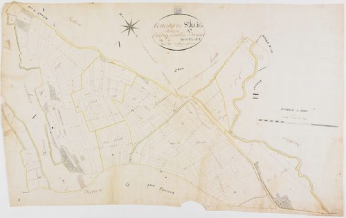 Saint-Julien-sur-Suran, section A, Montanet, feuille 1.géomètre : Duchesne