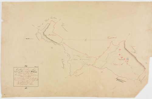 Saint-Lamain, tableau d'assemblage. géomètre : Girardet