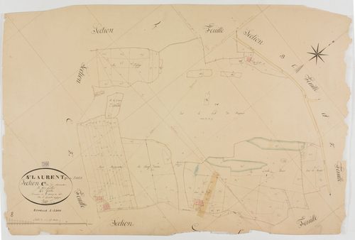 Saint-Laurent-en-Grandvaux, section C, les Maisonnettes, feuille 2.géomètre : Bénier