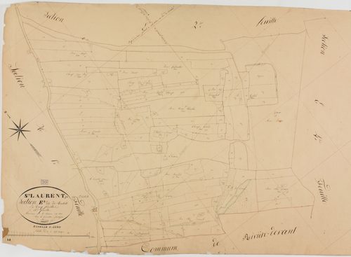 Saint-Laurent-en-Grandvaux, section E, les Rochats, feuille 3.géomètre : Bénier