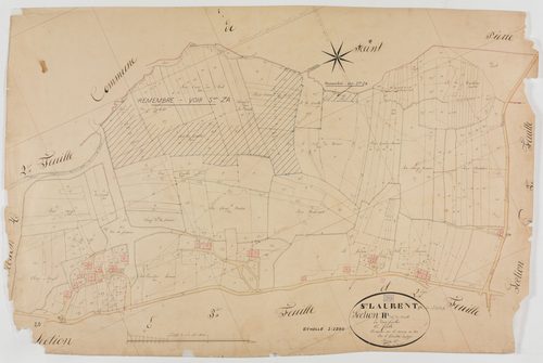Saint-Laurent-en-Grandvaux, section H, les Poncets, feuille 1.géomètre : Bénier