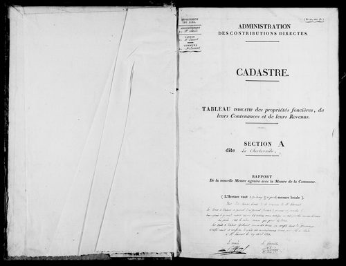 Etat de sections.