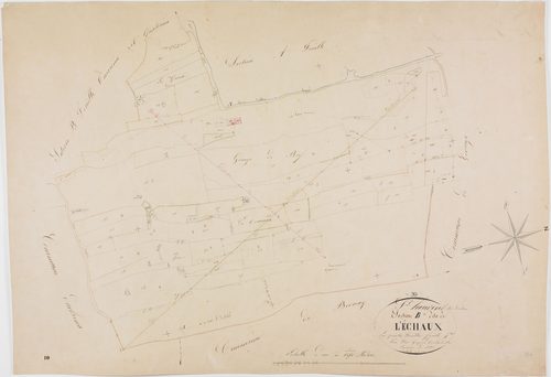 Saint-Laurent-la-Roche, section B, l'Echaux, feuille 4.