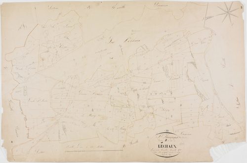 Saint-Laurent-la-Roche, section B, l'Echaux, feuille 2.