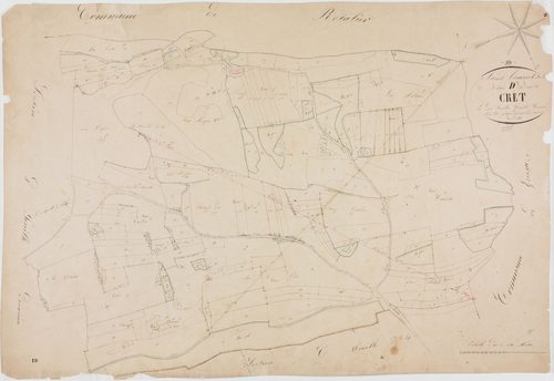 Saint-Laurent-la-Roche, section D, Derrière le Crêt, feuille 1.