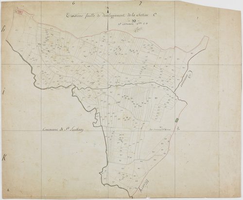 Saint-Lothain, section C, feuille 3.
