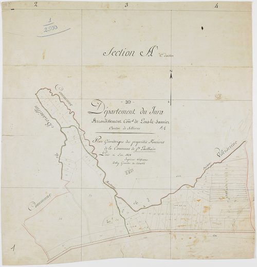Saint-Lothain, section A, feuille 1.