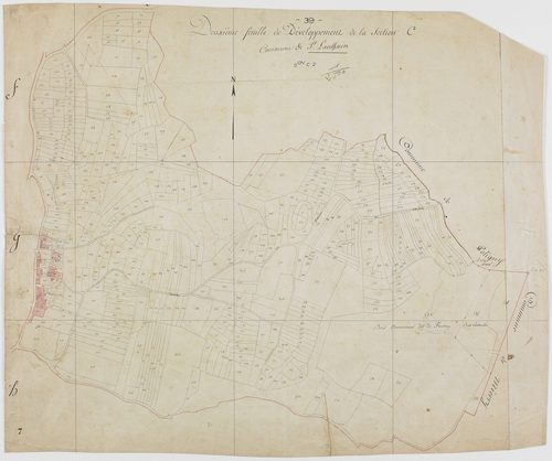 Saint-Lothain, section C, feuille 2.
