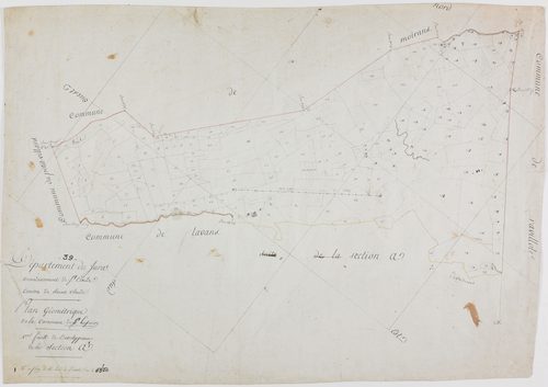 Saint-Lupicin, section A, feuille 1.géomètre : pas de nom d'auteur
