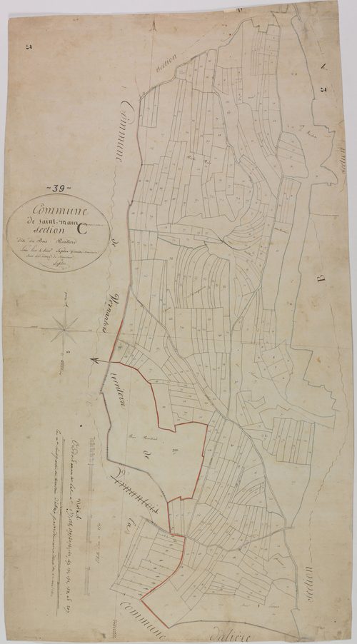 Saint-Maur, section C, Bois Revillard, feuille 1.