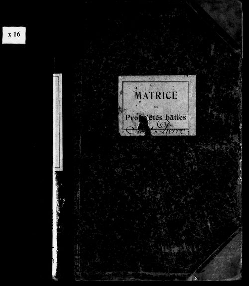 Matrice des propriétés bâties.