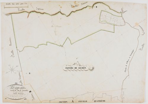 Saint-Pierre, section C, Trémontagne, feuille 2.