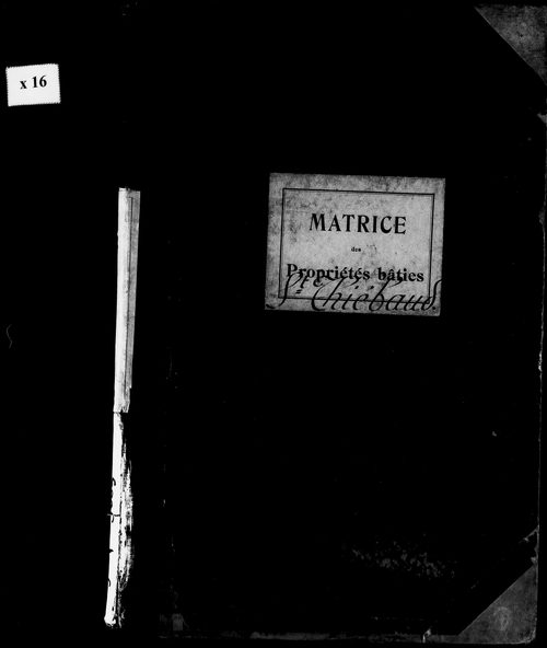 Matrice des propriétés bâties.
