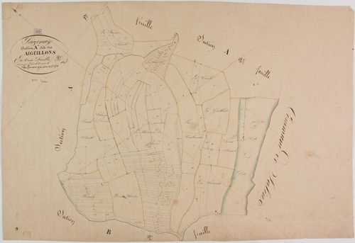 Saizenay, section A, les Aiguillons, feuille 3.