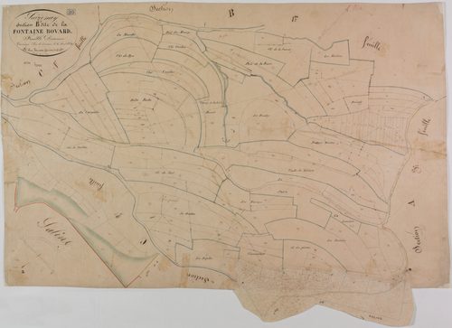 Saizenay, section B, Fontaine Bovard, feuille 2.