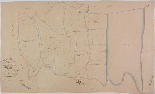 Saizenay, section C, le Village, feuille 4.