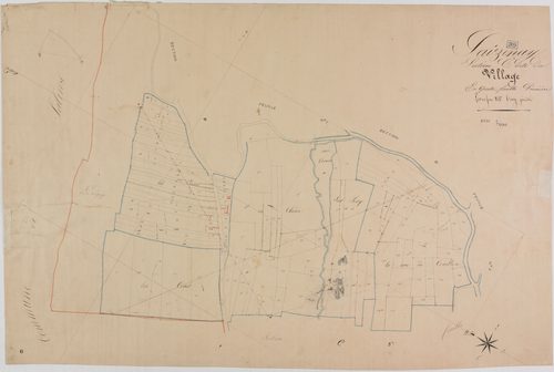 Saizenay, section C, le Village, feuille 1.