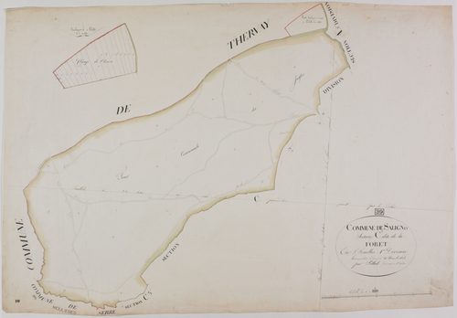 Saligney, section C, la Forêt, feuille 1.