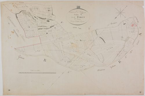 Saligney, section C, la Forêt, feuille 5.