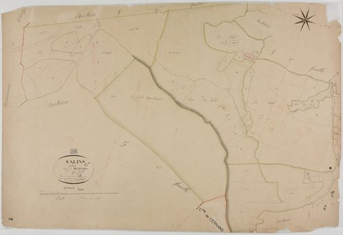 Salins, section G, Remeton, feuille 5.