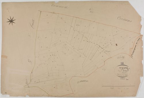 Salins, section G, Remeton, feuille 6.