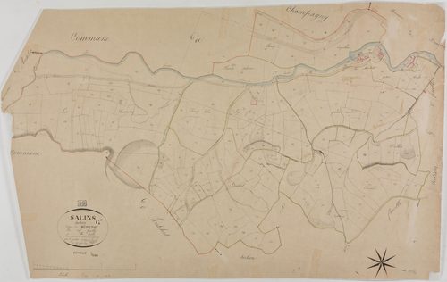 Salins, section G, Remeton, feuille 3.