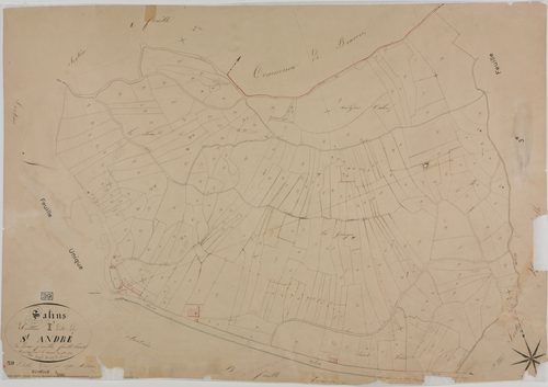 Salins, section I, Saint-André, feuille 1.