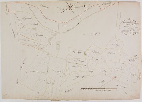 Sapois, section A, Bois de Sapois, feuille 2.